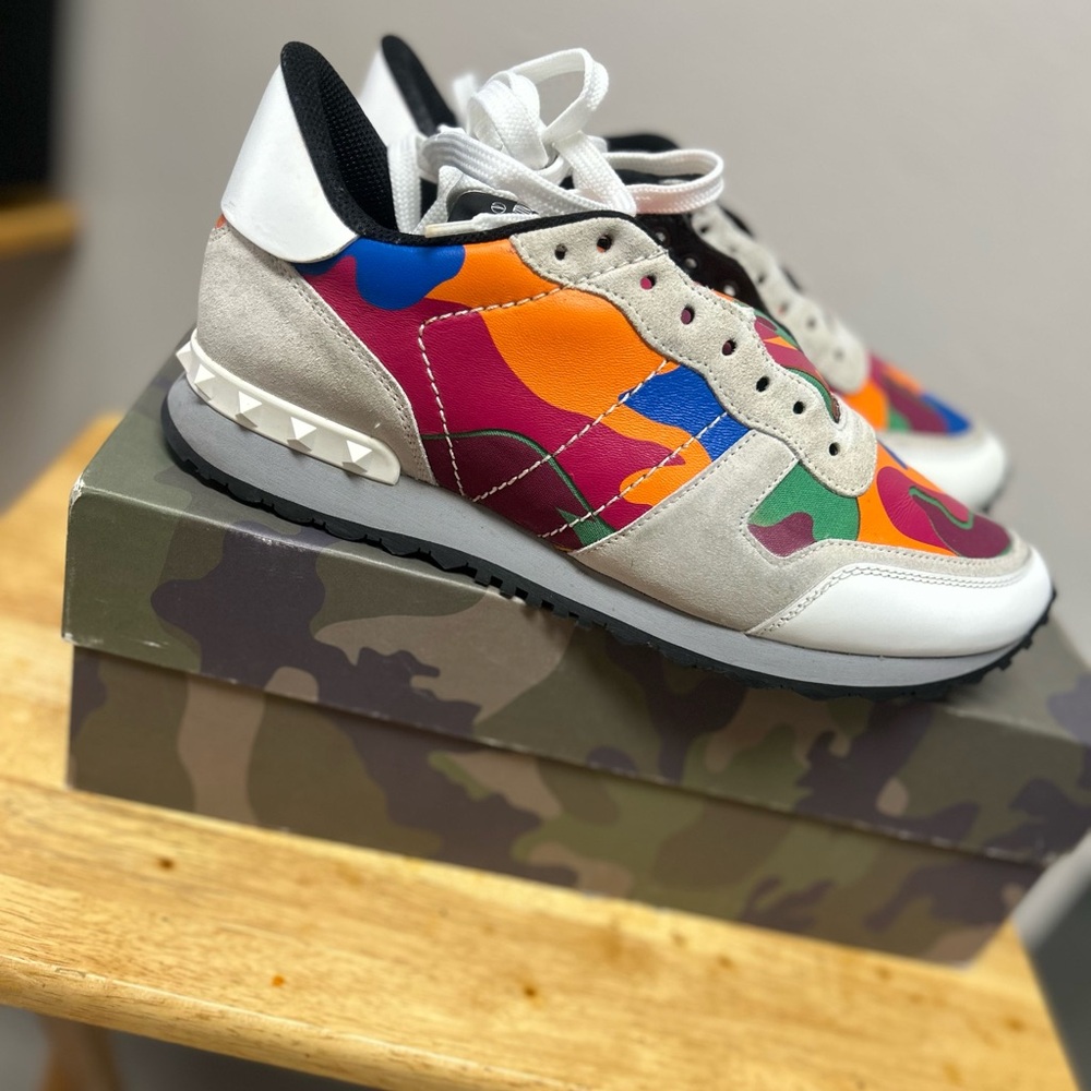 Valentino Camo Sneakers